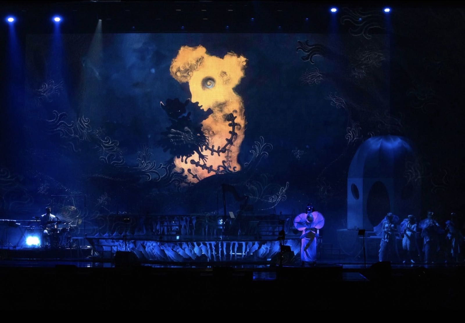 Björk en concert, tournée Cornucopia
